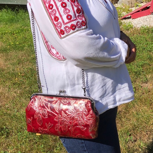 Patricia Nash Handbags - Patricia Nash Berry Red - clutch/shoulders bag NWT